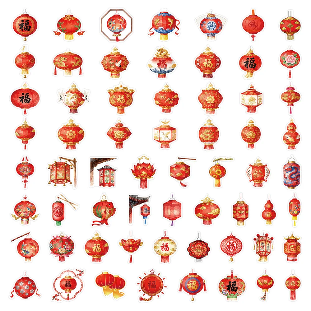 63PCS Red Lantern Stickers Chinese Style Elements Graffiti Decoration DIY Notebook Suitcase Guitar Refrigerator Phone Decals Toy
63PCS Red Lantern Stickers Chinese Style Elements Graffiti Decoration DIY Notebook Suitcase Guitar Refrigerator Phone Decals Toy