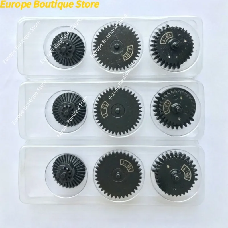 Steel Cut Gear Set 13:1/16:1/18:1 Metal Gears for Ver.2 Gen 8/9/10 Gearbox
Steel Cut Gear Set 13:1/16:1/18:1 Metal Gears for Ver.2 Gen 8/9/10 Gearbox