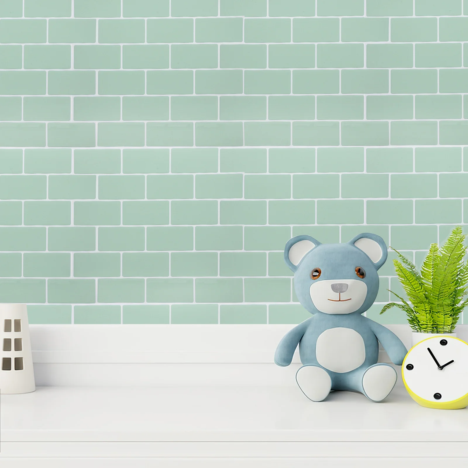 Self-Adhesive Decorative Tiles 11.99x11.99in Peel Stick 3D Decorative Wall Stickers Waterproof Kitchen Bathroom Backsplash
Self-Adhesive Decorative Tiles 11.99x11.99in Peel Stick 3D Decorative Wall Stickers Waterproof Kitchen Bathroom Backsplash