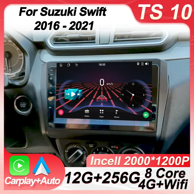 Stereo Head Unit For suzuki swift 2016 2017 2018 2019 2020 2021 Wireless Carplay Android Auto Radio Touch Screen GPS BT 5G Wifi
Stereo Head Unit For suzuki swift 2016 2017 2018 2019 2020 2021 Wireless Carplay Android Auto Radio Touch Screen GPS BT 5G Wifi