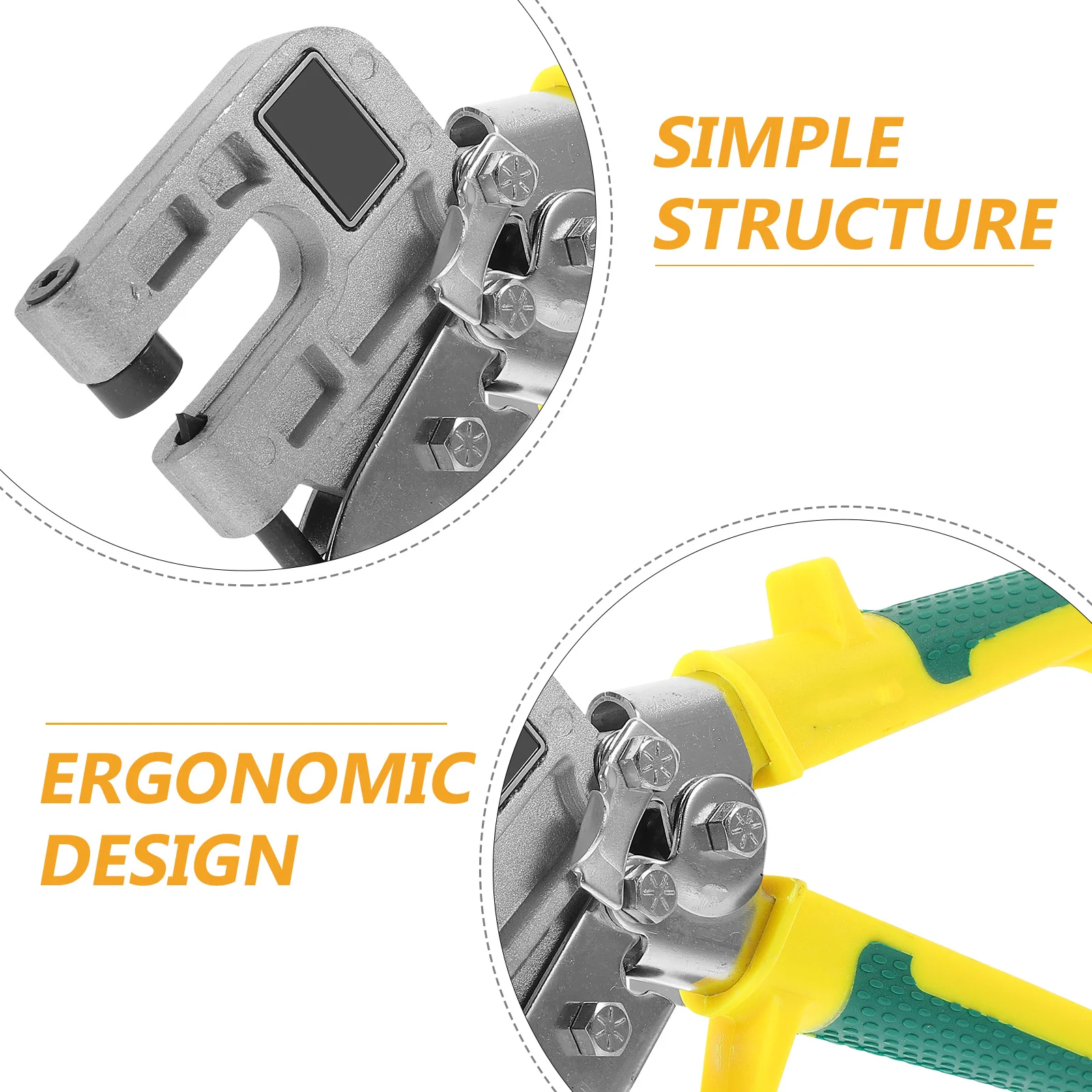 1Pcs Yellow Flat Mouth Plier Steel Stud Crimper Single Hand Keel Forceps for Metal Stud Ceiling Installation Punching Forceps
1Pcs Yellow Flat Mouth Plier Steel Stud Crimper Single Hand Keel Forceps for Metal Stud Ceiling Installation Punching Forceps