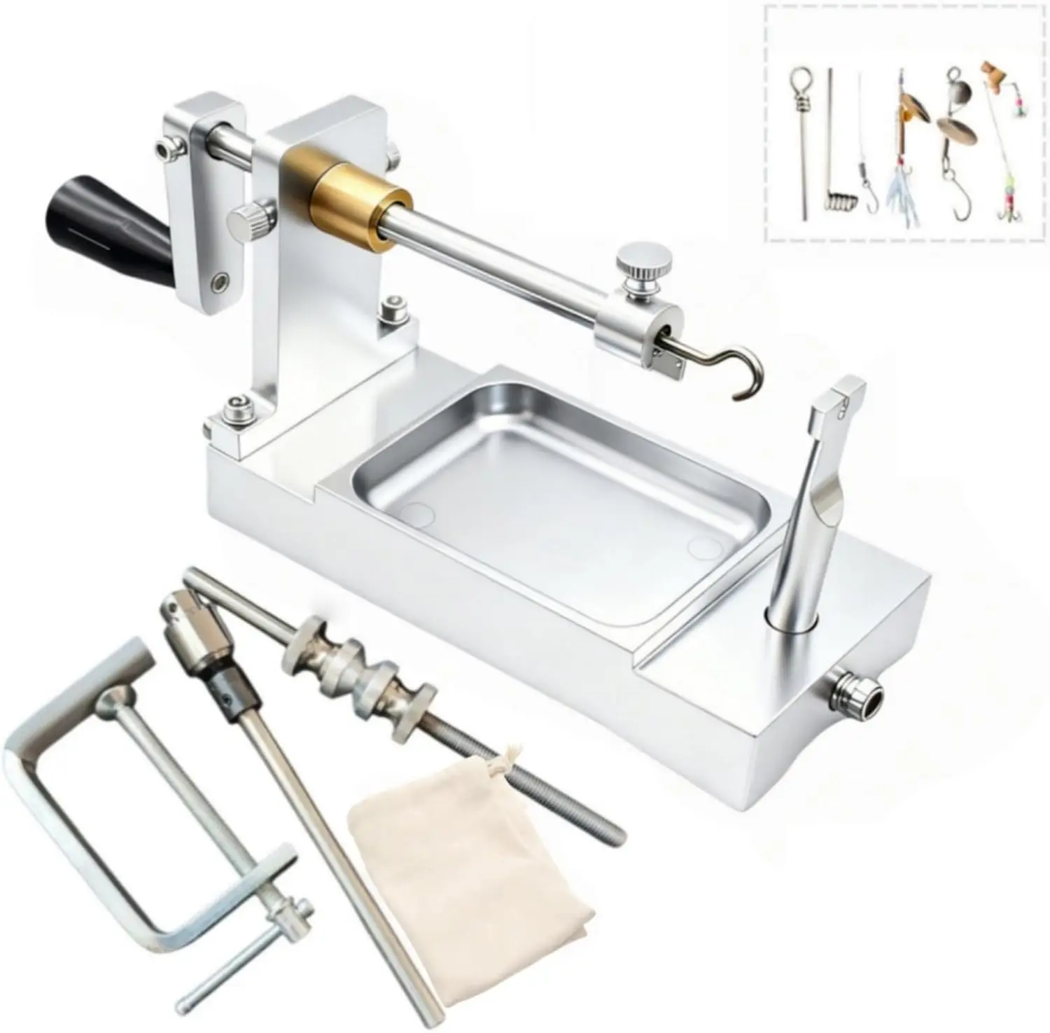 Wire bending machine, fishing lure line bending ring tool kit, suitable for fishermen for precise DIY fishing tackle
Wire bending machine, fishing lure line bending ring tool kit, suitable for fishermen for precise DIY fishing tackle