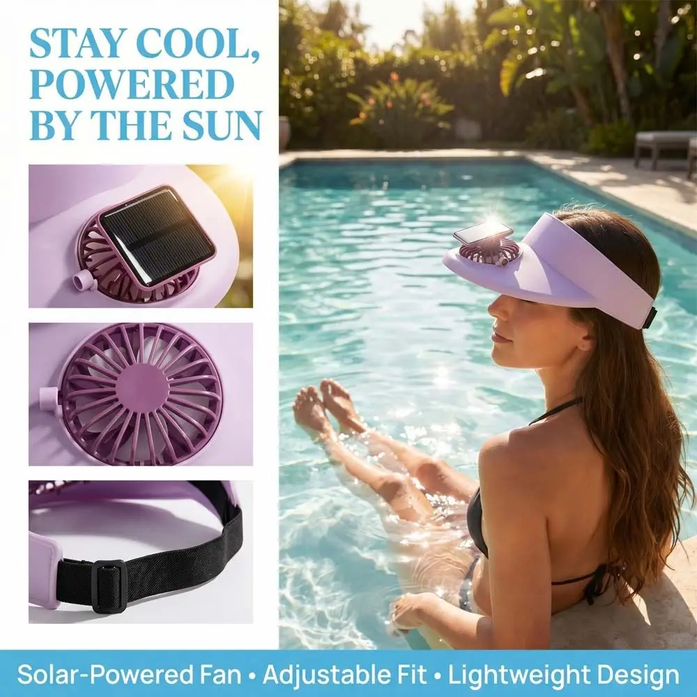 Breathable Summer Fan Sunhat Strong Wind Wide Brim Solar Fan Cap USB / Solar Powered Sun Protection Fisherman Hat Adult Summer
Breathable Summer Fan Sunhat Strong Wind Wide Brim Solar Fan Cap USB / Solar Powered Sun Protection Fisherman Hat Adult Summer