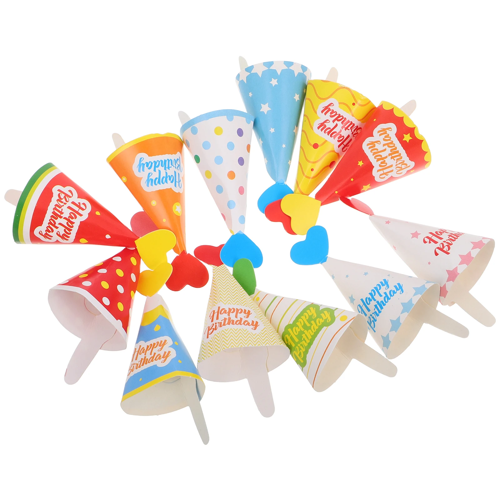 36pcs Birthday Hats for Kids Cake Decoration Cartoon Party Cone Cupcake Picks Ice Cream Props Mini Toppers Sweet Treats
36pcs Birthday Hats for Kids Cake Decoration Cartoon Party Cone Cupcake Picks Ice Cream Props Mini Toppers Sweet Treats