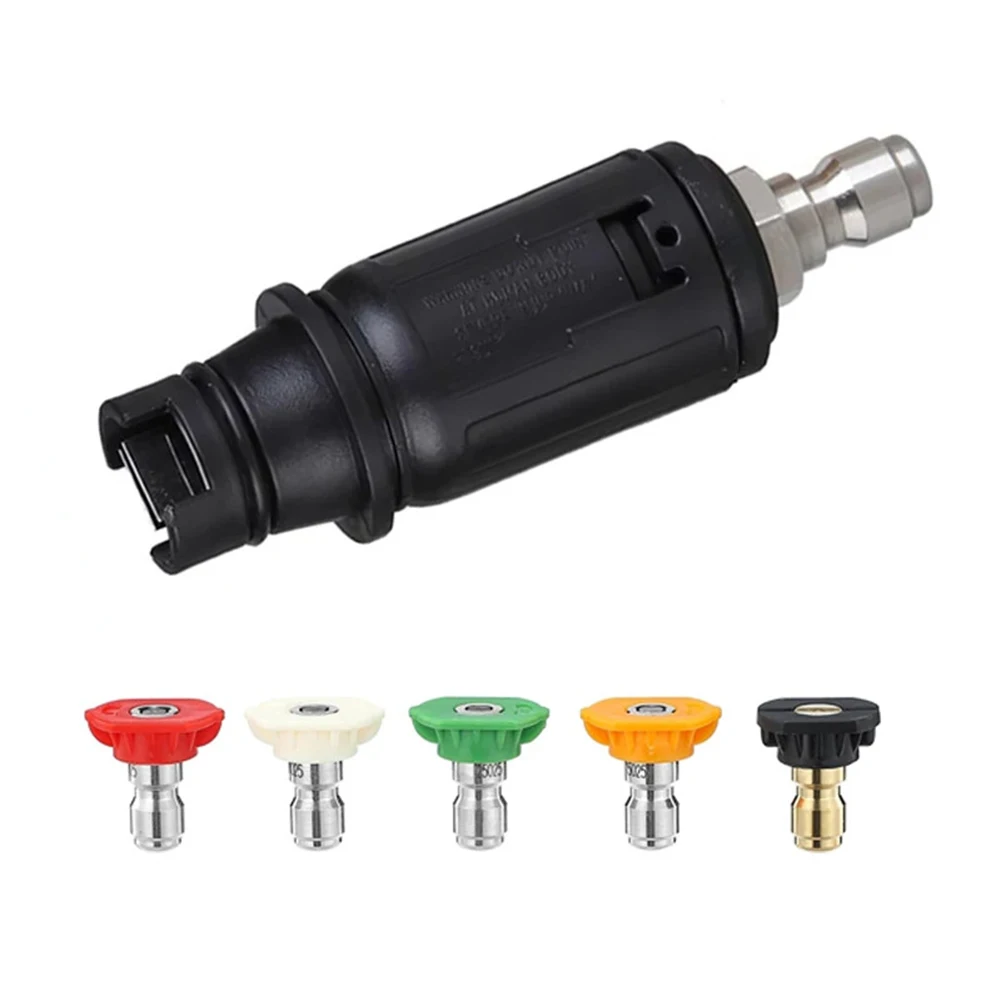 Outdoor Cleaning Pressure Washer Nozzle Adjustable Pressure Washer Nozzle High-Pressure Capability Package Of 6 Pieces
Outdoor Cleaning Pressure Washer Nozzle Adjustable Pressure Washer Nozzle High-Pressure Capability Package Of 6 Pieces