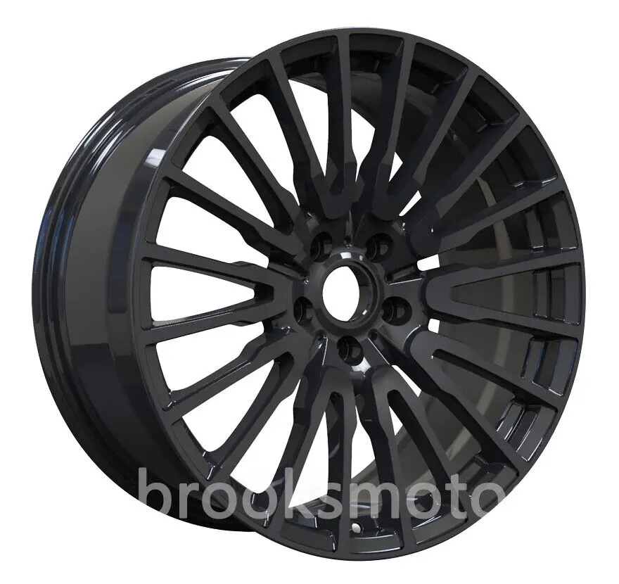 21" GLOSS BLACK STYLE WHEELS RIMS FITS FOR BMW 2017+ 6 SERIES GT 2016+ 7 SERIES
21" GLOSS BLACK STYLE WHEELS RIMS FITS FOR BMW 2017+ 6 SERIES GT 2016+ 7 SERIES