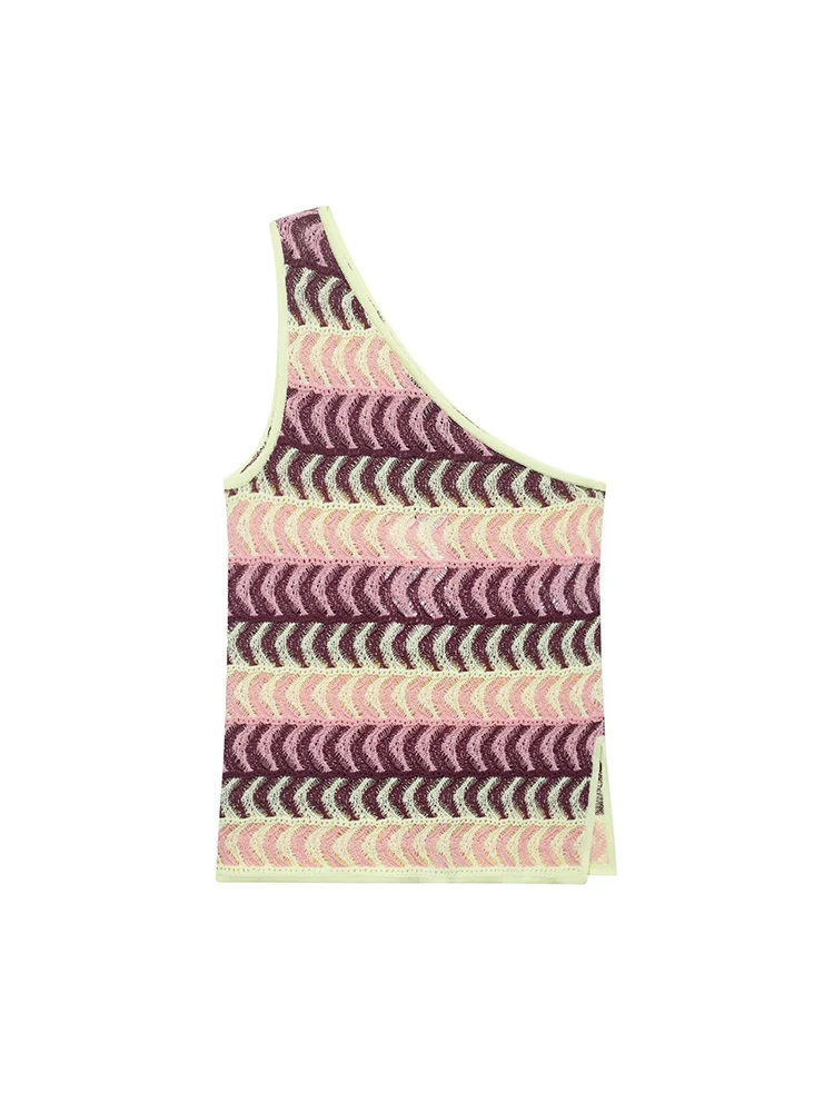 KUCLUT Women Fashion Striped Pullover Knitted Sweater Vest Vintage Asymmetrical Neck One Shoulder Female Chic Lady Tank Tops
KUCLUT Women Fashion Striped Pullover Knitted Sweater Vest Vintage Asymmetrical Neck One Shoulder Female Chic Lady Tank Tops