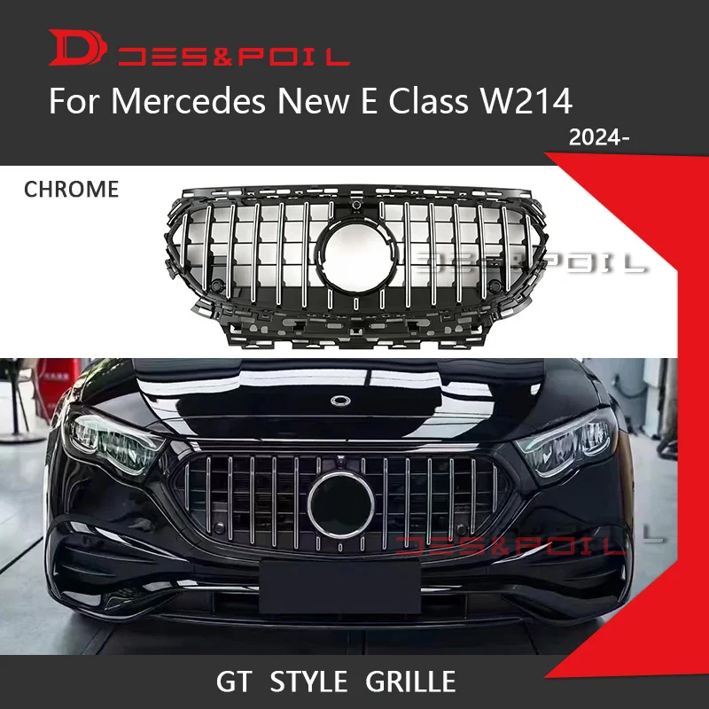 Для Mercedes New E Class W214 GT Решетка Вертикальный передний бампер Racing Grill Mesh 2023- Лише Amg Line E200 E300 E450
Для Mercedes New E Class W214 GT Решетка Вертикальный передний бампер Racing Grill Mesh 2023- Лише Amg Line E200 E300 E450