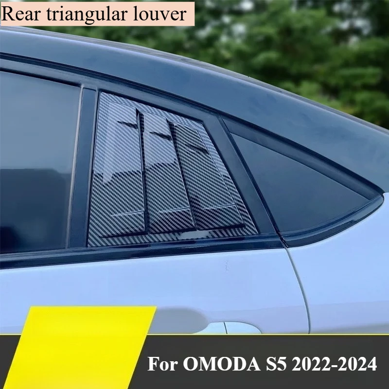 Fit For OMODA S5 2022 - 2024 Rear Window Side Vent Shutter Louver Cover Trim Car Accessories
Fit For OMODA S5 2022 - 2024 Rear Window Side Vent Shutter Louver Cover Trim Car Accessories