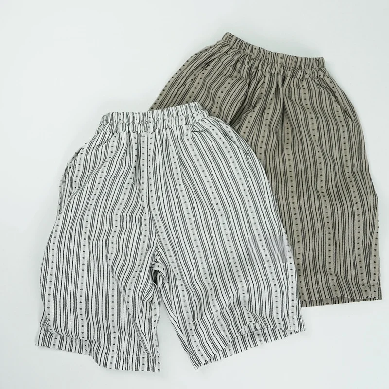 1-6Y Kids Girls Boys Pants Cotton Linen Striped Mosquito Proof Trousers Breathable 2026 Summer Children Clothing Wear Bottoms
1-6Y Kids Girls Boys Pants Cotton Linen Striped Mosquito Proof Trousers Breathable 2026 Summer Children Clothing Wear Bottoms