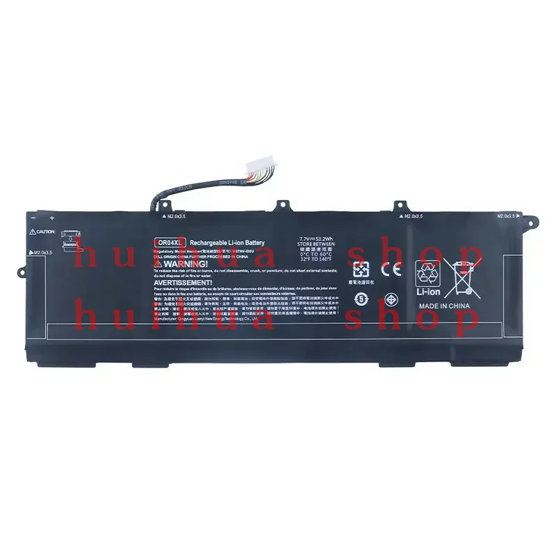 New OR04XL OR04053XL Laptop Battery For HP EliteBook x360 830 G6 ZHAN X13 G2 Battery HSTNN-DB9C HSTNN-IB8U L34209-1B1 OR04XL
New OR04XL OR04053XL Laptop Battery For HP EliteBook x360 830 G6 ZHAN X13 G2 Battery HSTNN-DB9C HSTNN-IB8U L34209-1B1 OR04XL