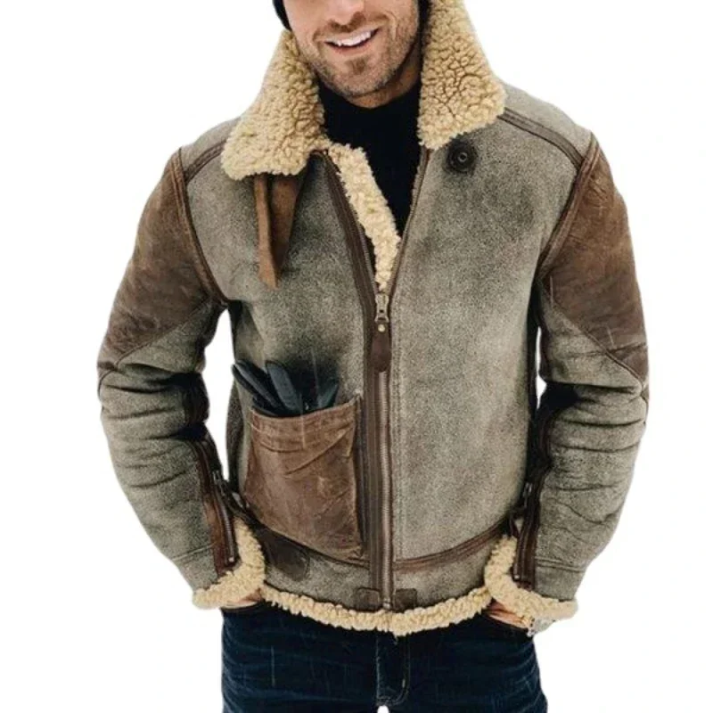 Winter Jacket for Mens 2024 Warm Jackets Motorcycle Stand Collar Zipper Pockets Male Winter New Coats Biker Faux Leather Fashion
Winter Jacket for Mens 2024 Warm Jackets Motorcycle Stand Collar Zipper Pockets Male Winter New Coats Biker Faux Leather Fashion