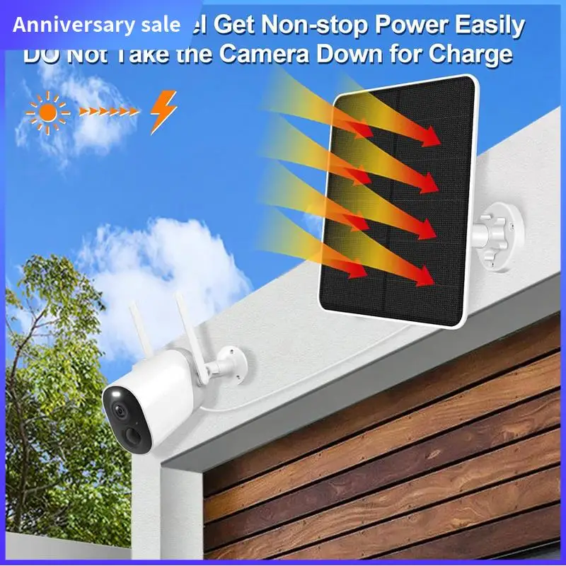 Solar Panel Monocrystalline Silicon Solar Panel For Security Camera,5W With Micro-USB & USB-C Port,IP65 Waterproof Security
Solar Panel Monocrystalline Silicon Solar Panel For Security Camera,5W With Micro-USB & USB-C Port,IP65 Waterproof Security