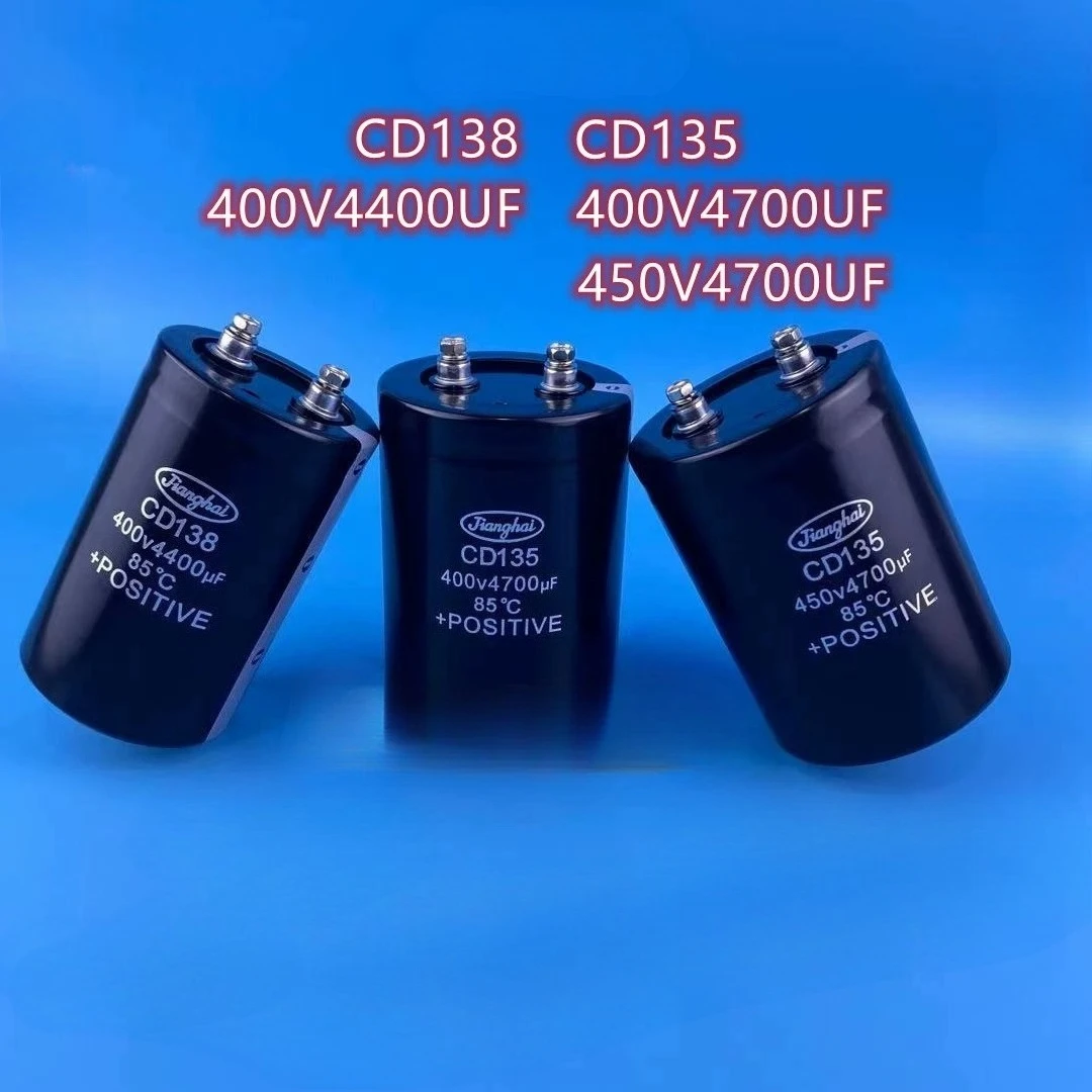 (1CPS) Original CD135 Jianghai 400V4700UF elevator frequency converter aluminum electrolytic capacitor CD138 450V4400UF
(1CPS) Original CD135 Jianghai 400V4700UF elevator frequency converter aluminum electrolytic capacitor CD138 450V4400UF