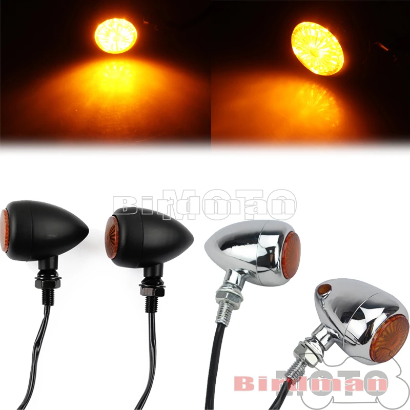 Aluminum LED Amber Flashsers Blinker Indicator Turn Signal Lights For Harley Chopper Bobber Honda Suzuki Yamaha Cafe Racer
Aluminum LED Amber Flashsers Blinker Indicator Turn Signal Lights For Harley Chopper Bobber Honda Suzuki Yamaha Cafe Racer