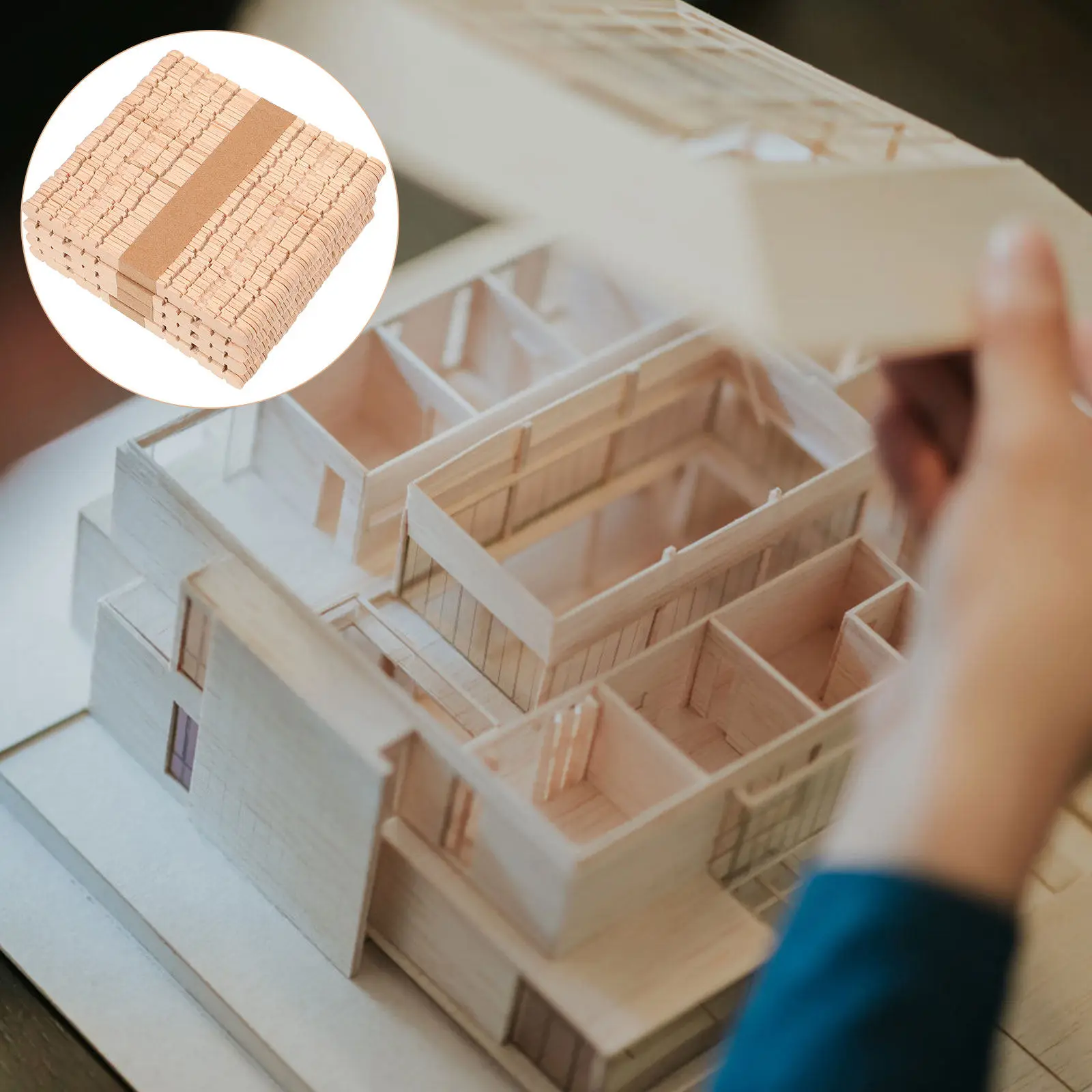 200Pcs DIY Handmade Wooden Crafts Batten 11.4x1x0.02cm Creative Building Materials Lightweight Decoration for Christmas Birthday
200Pcs DIY Handmade Wooden Crafts Batten 11.4x1x0.02cm Creative Building Materials Lightweight Decoration for Christmas Birthday