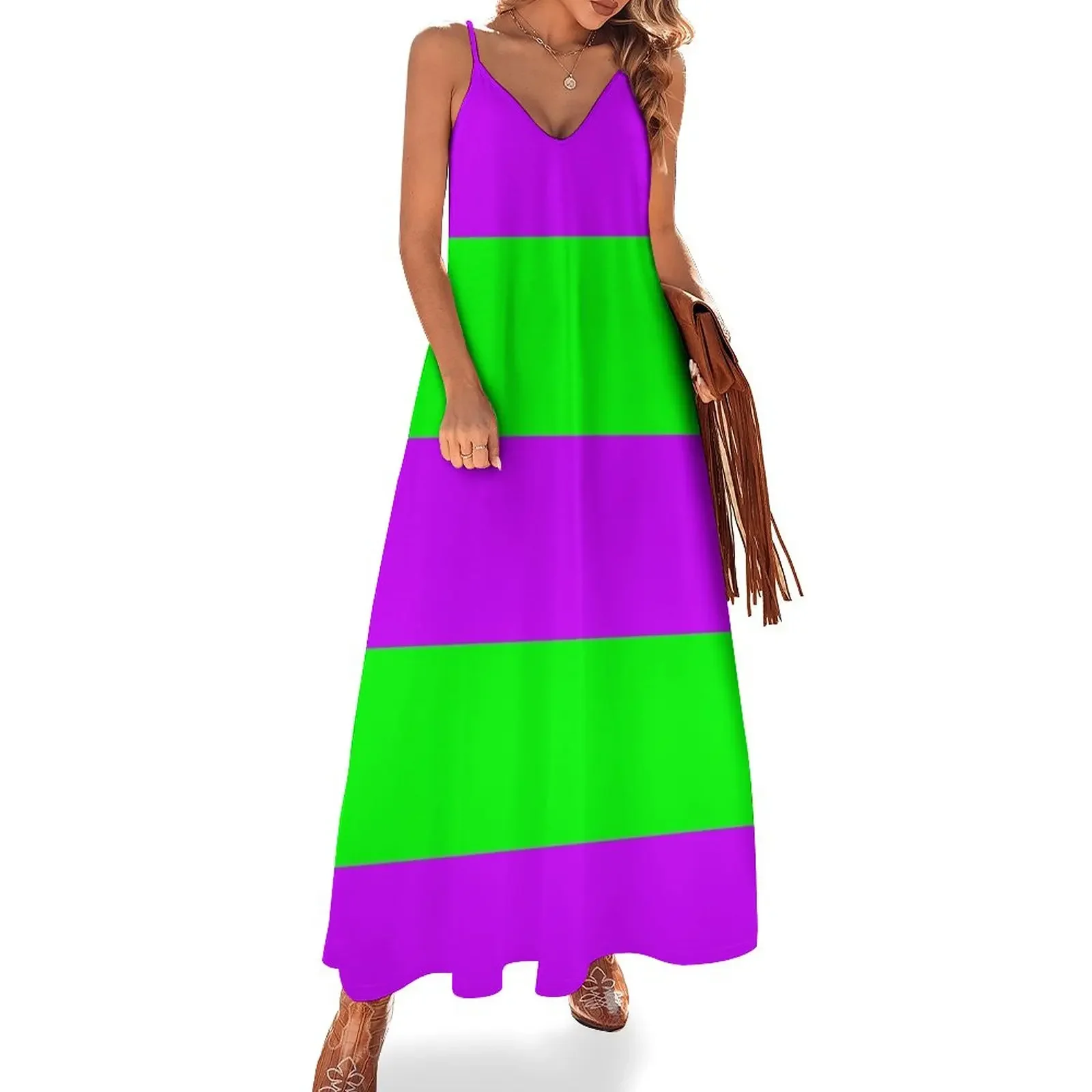 Neon Purple & Green Wide Horizontal Stripes #2 Sleeveless Dress prom dresses Evening gown Dress woman Elegant gowns
Neon Purple & Green Wide Horizontal Stripes #2 Sleeveless Dress prom dresses Evening gown Dress woman Elegant gowns