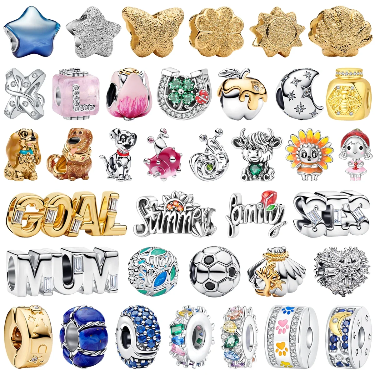 Hot Sales 925 Sterling Silver Safety Buckle Star Moon Butterfly Tulip Bead Pendant fit Women DIY Bracelet Necklace Jewelry Gift
Hot Sales 925 Sterling Silver Safety Buckle Star Moon Butterfly Tulip Bead Pendant fit Women DIY Bracelet Necklace Jewelry Gift