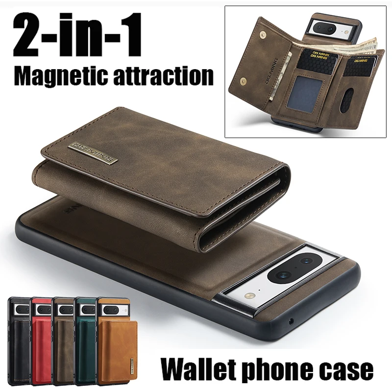 For Google Pixel 5A 6 6A 7 7A 8 8A 9 Pro XL Fold Magnetic Wallet Card Bag Phone Case 2-in-1 detachable Card Holder Anti-fall Protective Case Can Hold Money Card Holder
For Google Pixel 5A 6 6A 7 7A 8 8A 9 Pro XL Fold Magnetic Wallet Card Bag Phone Case 2-in-1 detachable Card Holder Anti-fall Protective Case Can Hold Money Card Holder