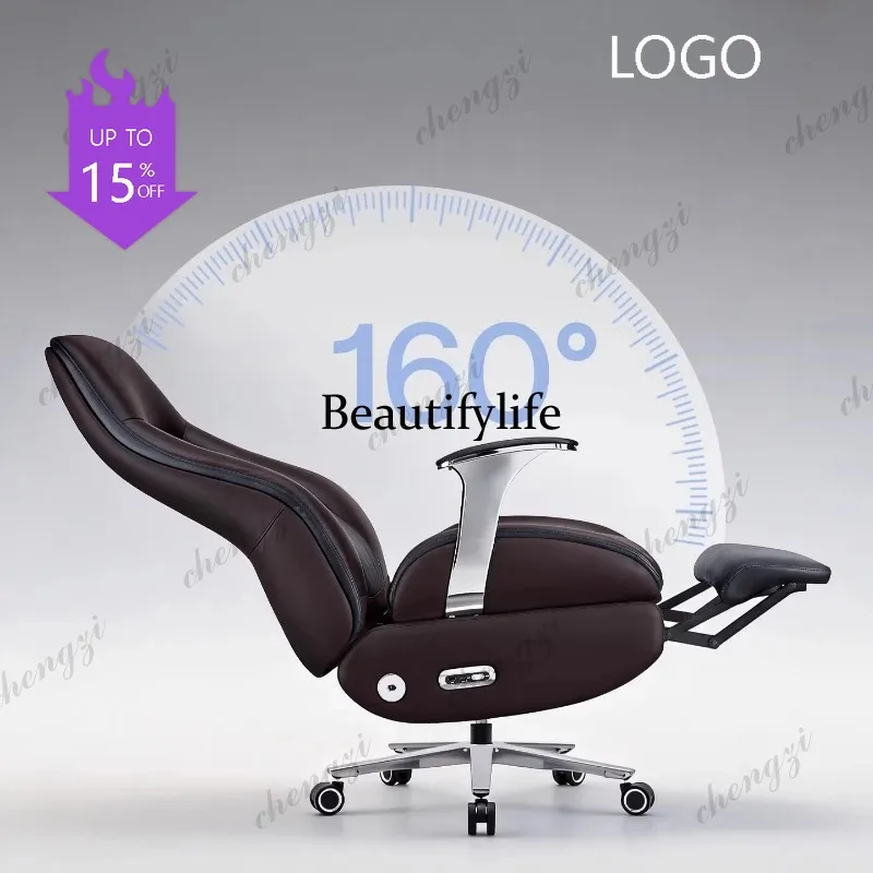 C45 Electric Nappa Leather Executive Chair - Reclining Office Desk Chair for Comfortable Prolonged Sitting in Home and Business
C45 Electric Nappa Leather Executive Chair - Reclining Office Desk Chair for Comfortable Prolonged Sitting in Home and Business