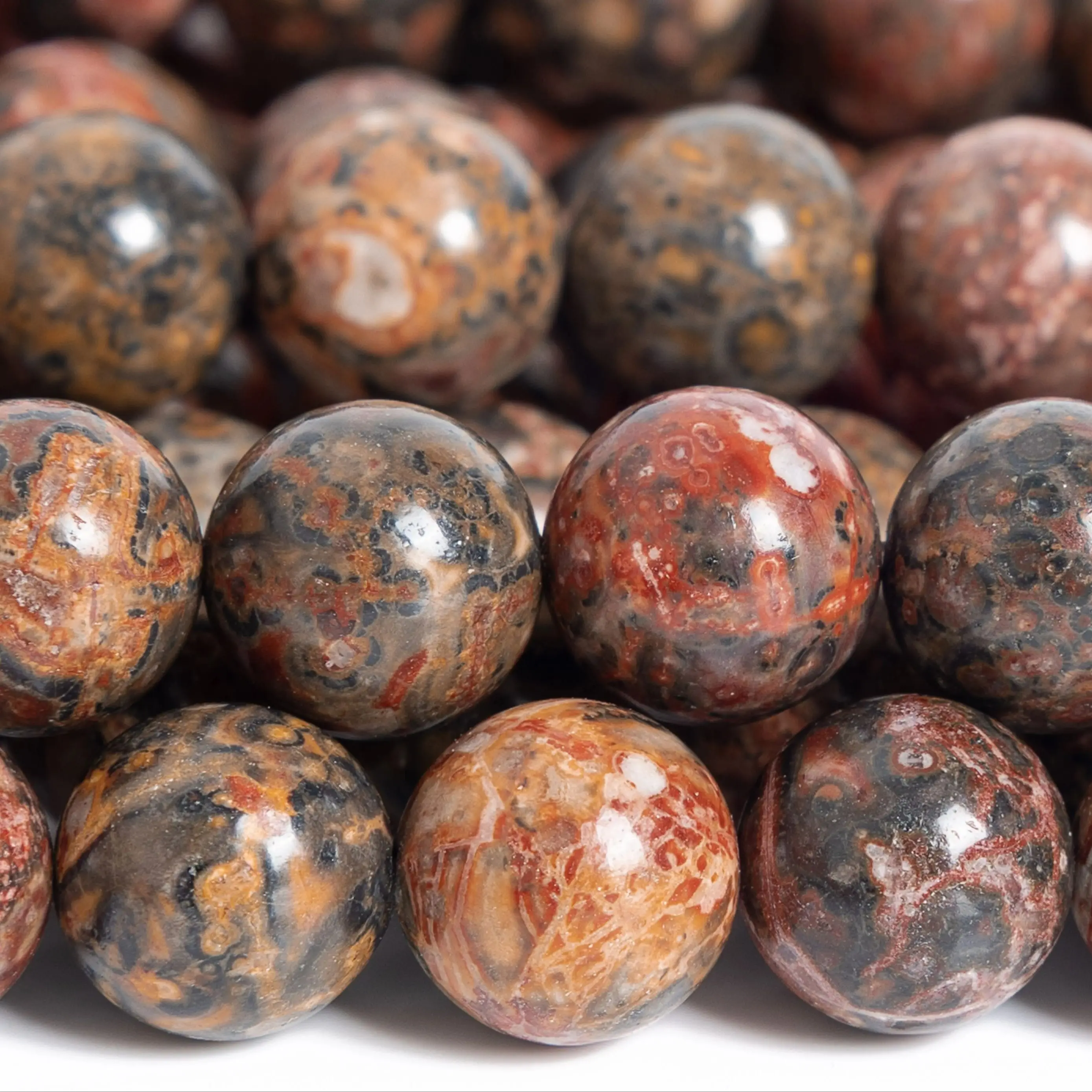 Genuine Natural Leopard Skin Jasper DIY Beads Grade AAA Gemstone Full Strand Round Loose Beads 4 6 8 10 MM for Jewelry Making
Genuine Natural Leopard Skin Jasper DIY Beads Grade AAA Gemstone Full Strand Round Loose Beads 4 6 8 10 MM for Jewelry Making