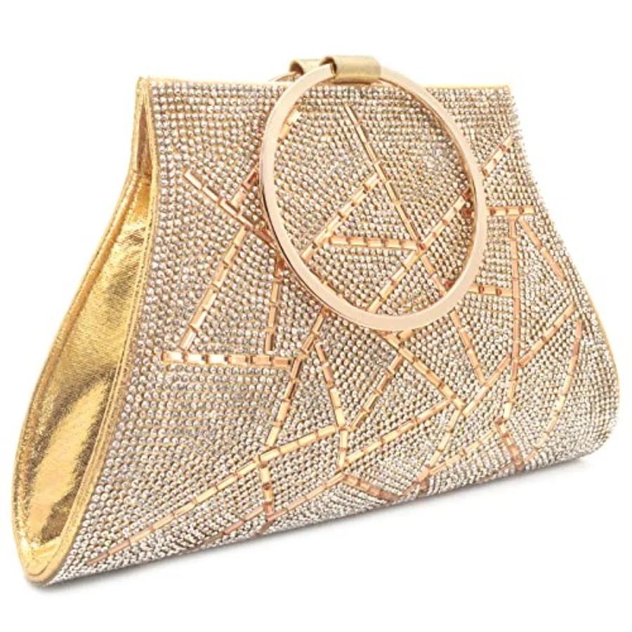 Crystal Clutch Purses Bride and Bridesmaid Handbag Elegant Wristlet Evening Bag for Women Crystal, Bride and Bridesmaid, Elegan
Crystal Clutch Purses Bride and Bridesmaid Handbag Elegant Wristlet Evening Bag for Women Crystal, Bride and Bridesmaid, Elegan