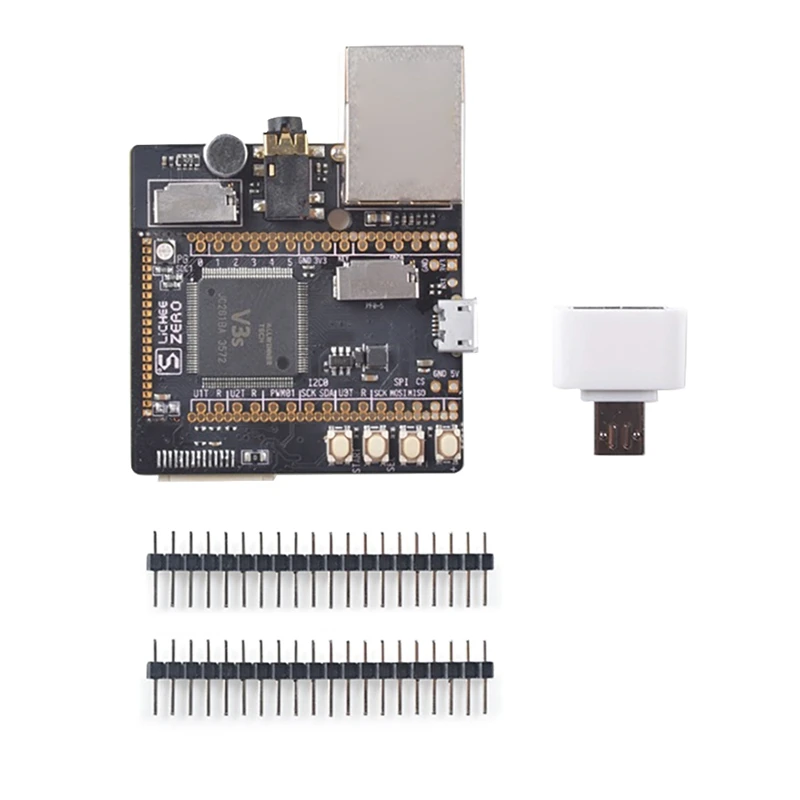 For Lichee Pi Zero ARM Cortex-A7 1.2Ghz 64M DDR Allwinner V3S Core Development Expansion Board With OTG+ Pin Header
For Lichee Pi Zero ARM Cortex-A7 1.2Ghz 64M DDR Allwinner V3S Core Development Expansion Board With OTG+ Pin Header