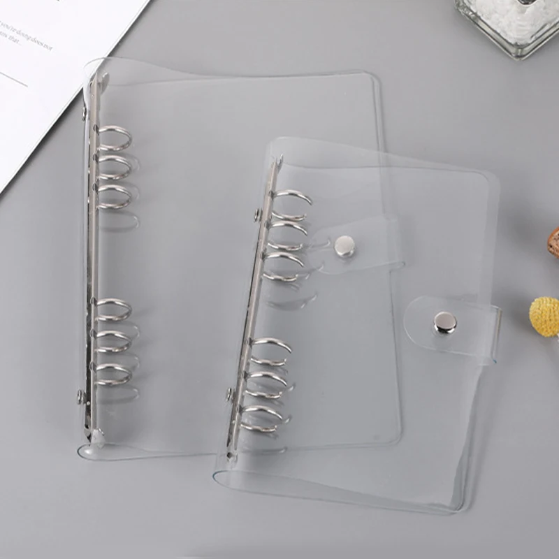Transparent Color Plastic Clip File Folder A5/A6 Loose Leaf Ring Binder Planner Agenda School Office Supplies Glitter Stationery
Transparent Color Plastic Clip File Folder A5/A6 Loose Leaf Ring Binder Planner Agenda School Office Supplies Glitter Stationery