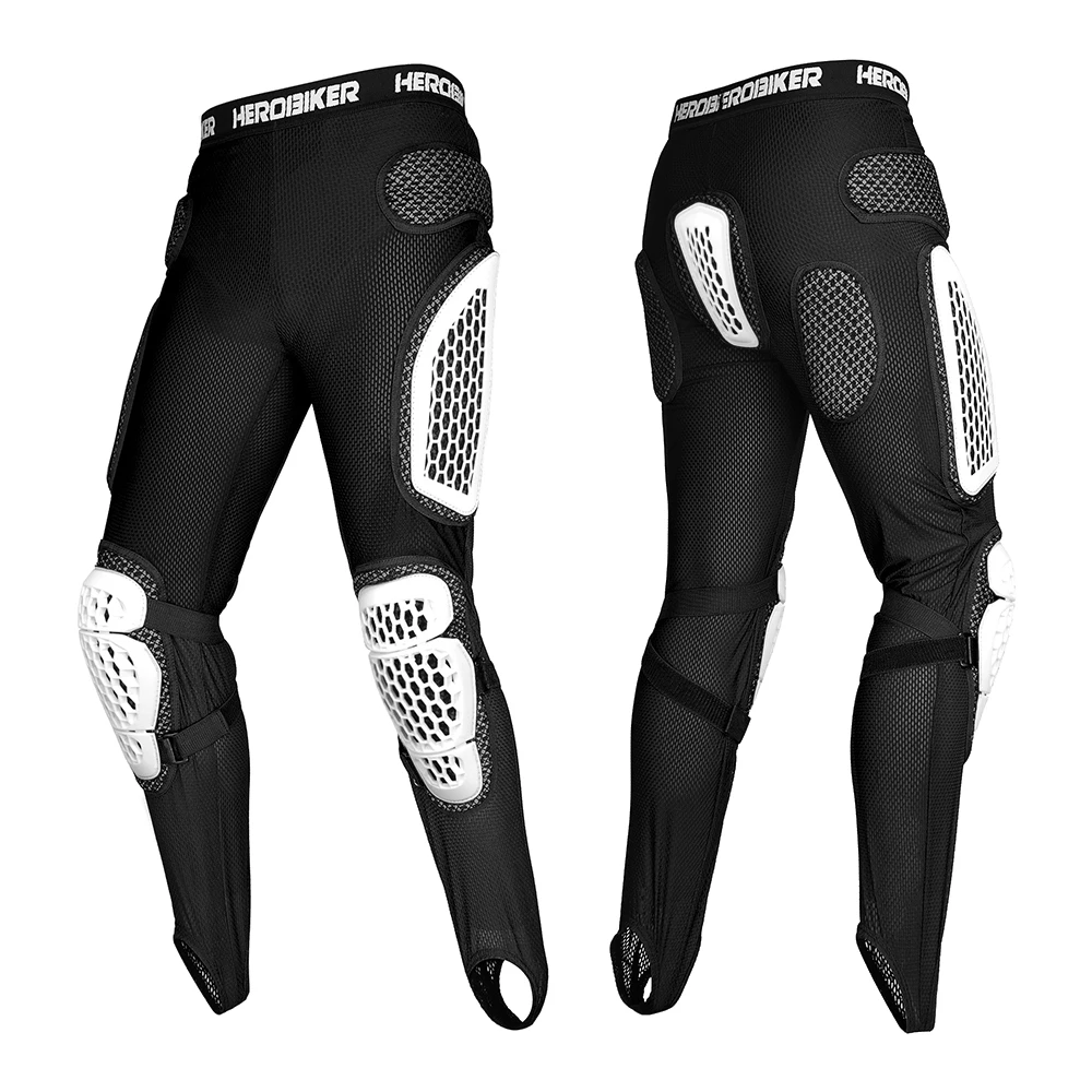 Men's Motorcycle Pants Breathable Motocross Racing Riding Pants Hip Protection Motorbike Armor Pants Anti-Fall Wear-Resistant