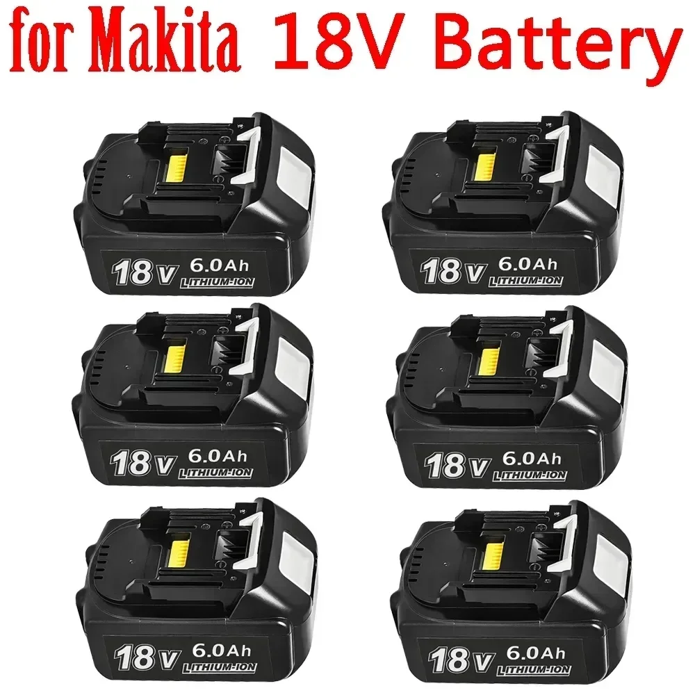 for Makita 18V Battery 6000mAh Rechargeable Power Tools Battery 18V makita with LED Li-ion Replacement LXT BL1860B BL1860 BL1850
for Makita 18V Battery 6000mAh Rechargeable Power Tools Battery 18V makita with LED Li-ion Replacement LXT BL1860B BL1860 BL1850