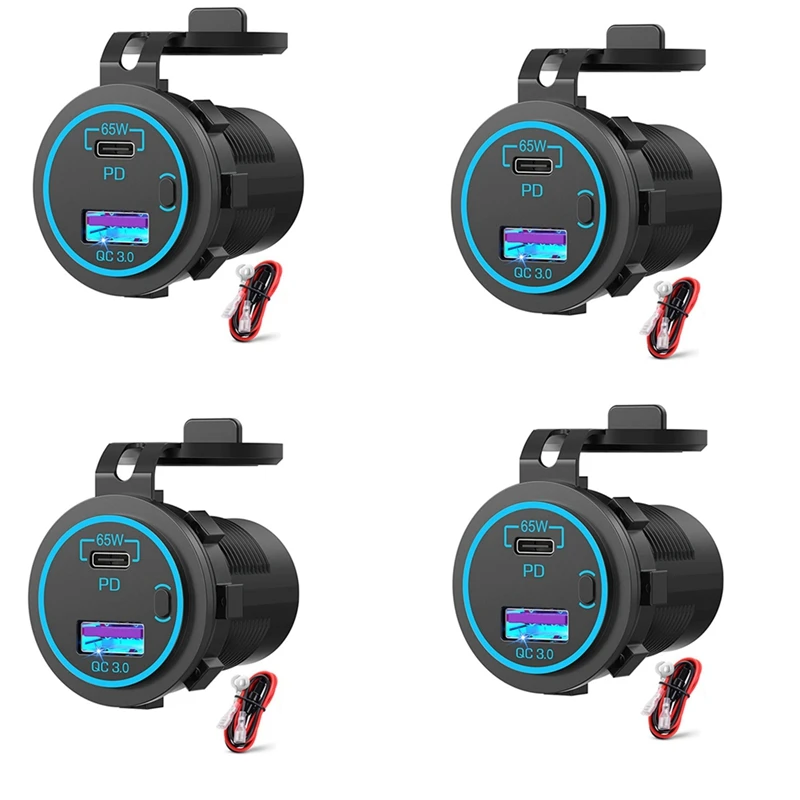 2025 New-4X 65W PD 12V USB-розетка для ноутбука USB C Автомобильное зарядное устройство Разъем с несколькими портами Водонепроницаемый адаптер для автомобиля Лодка Грузовик
2025 New-4X 65W PD 12V USB-розетка для ноутбука USB C Автомобильное зарядное устройство Разъем с несколькими портами Водонепроницаемый адаптер для автомобиля Лодка Грузовик