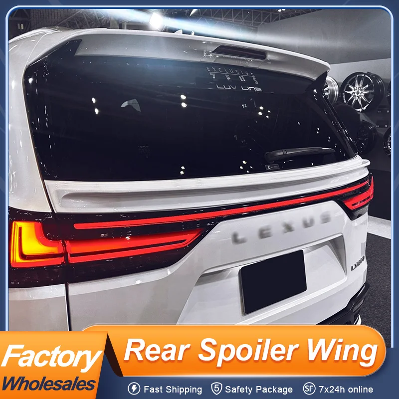 For Lexus LX600 Rear Middle Trunk Lid Ducktail Lip Car Spoiler Wing ABS Material Glossy Black White Carbon Printing Accessories
For Lexus LX600 Rear Middle Trunk Lid Ducktail Lip Car Spoiler Wing ABS Material Glossy Black White Carbon Printing Accessories