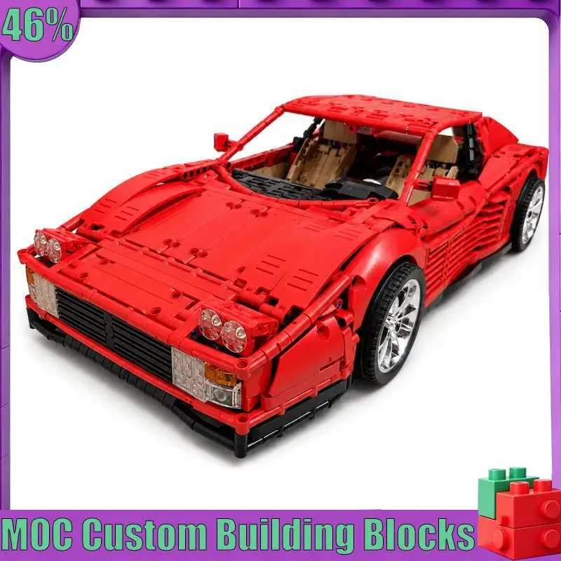 3738 PCS Retro Classic Sports Car MOC Technical Vehicle Model Assemble Blocks Home Collection Holiday Gift For Car Enthusiasts
3738 PCS Retro Classic Sports Car MOC Technical Vehicle Model Assemble Blocks Home Collection Holiday Gift For Car Enthusiasts