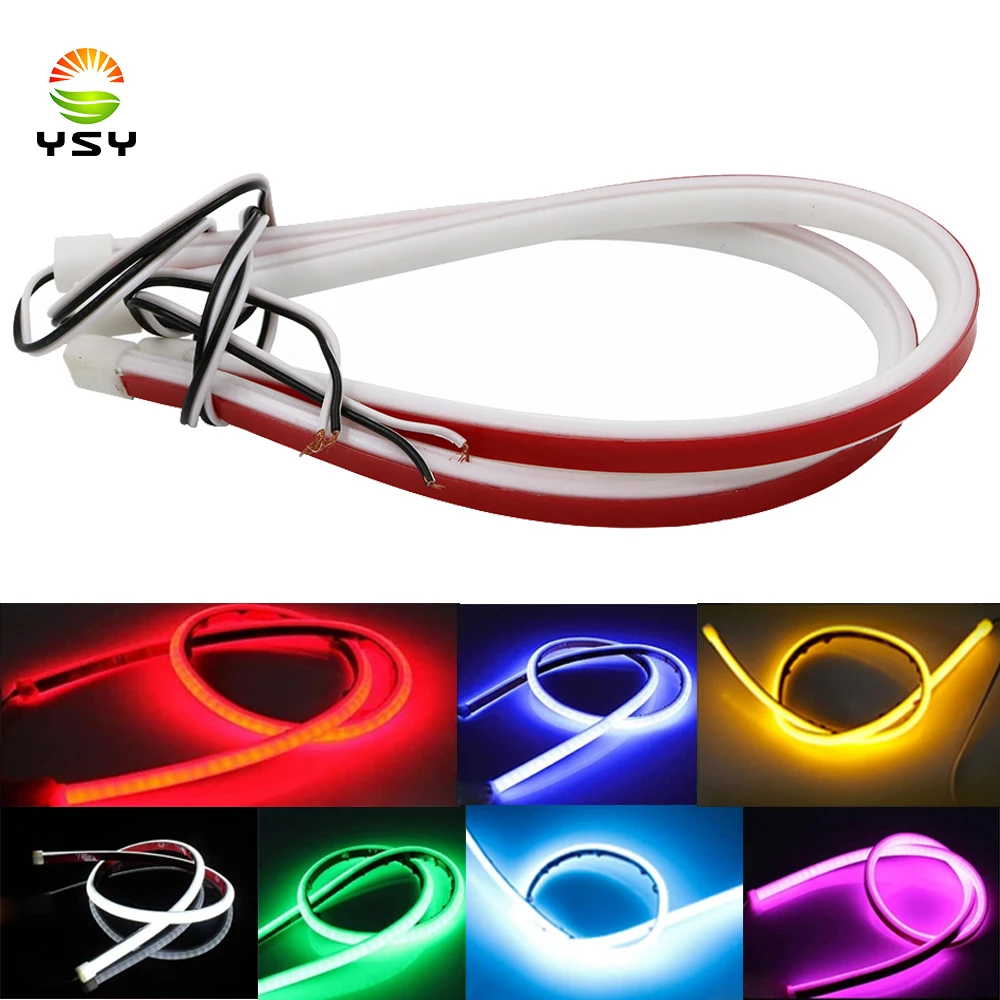 YSY 2 Pcs Car led DRL Daytime Running Light Strip Waterproof 30cm 60cm Flexible Soft Tube Guide Headlight LED Strip Lights
YSY 2 Pcs Car led DRL Daytime Running Light Strip Waterproof 30cm 60cm Flexible Soft Tube Guide Headlight LED Strip Lights
