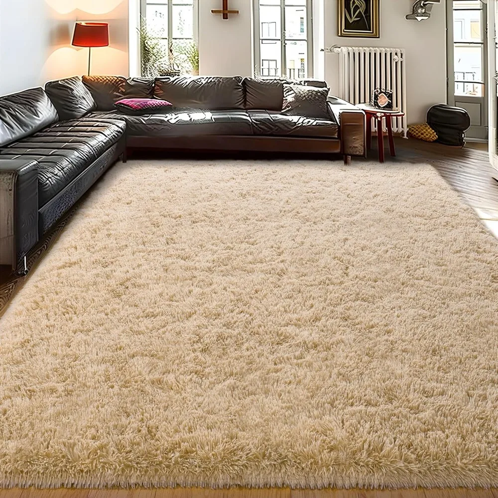 10x14 Large Area Rugs For Living Room, Ultra Soft Beige Big Shag Rug For Bedroom Nursery, Modern Fluffy Plush Carpet
10x14 Large Area Rugs For Living Room, Ultra Soft Beige Big Shag Rug For Bedroom Nursery, Modern Fluffy Plush Carpet