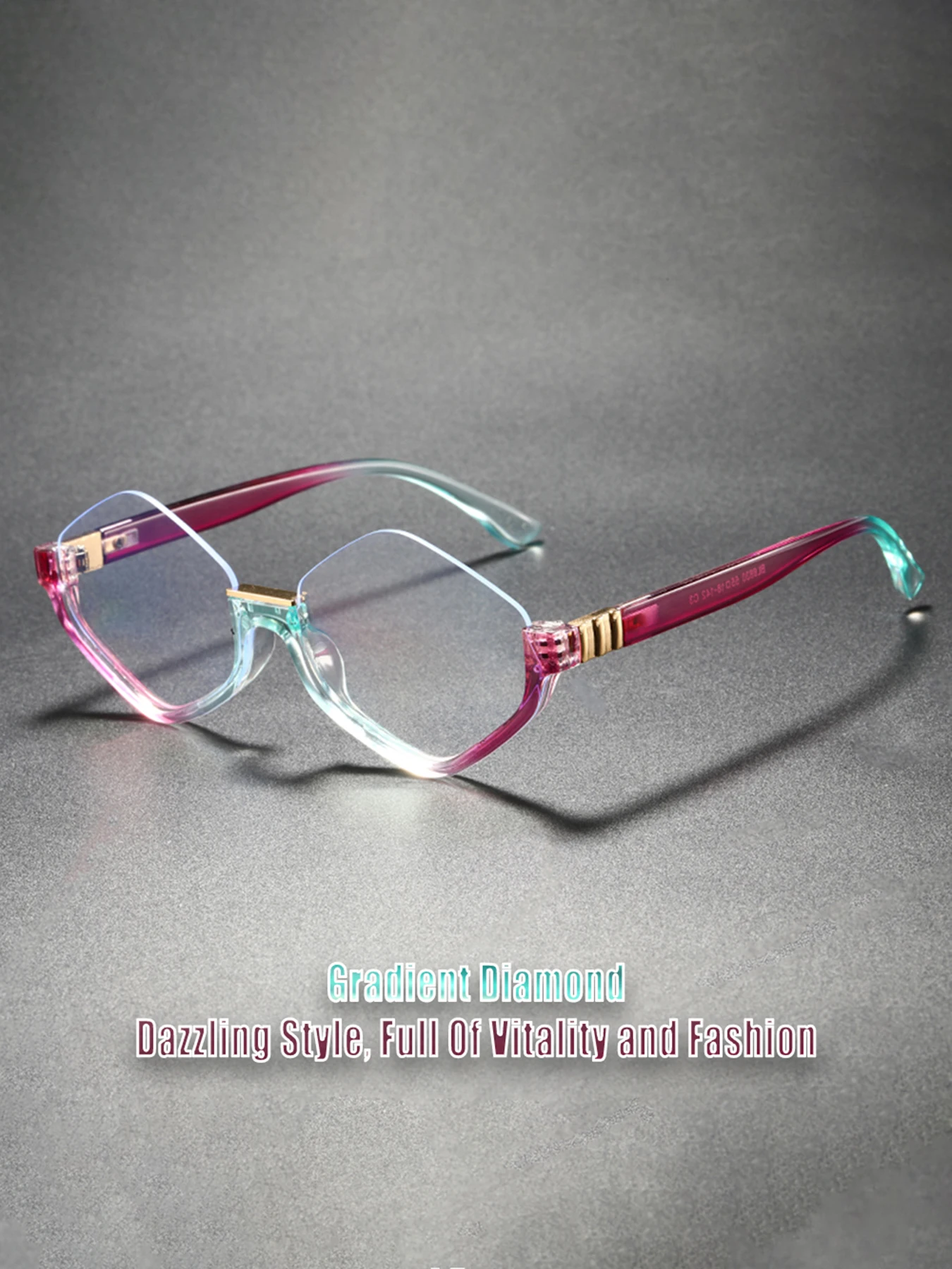 Trendy Light Luxury Unisex Plain Glasses - Stylish Irregular Semi-rimmed Frame with Internet-famous Gradient Design
Trendy Light Luxury Unisex Plain Glasses - Stylish Irregular Semi-rimmed Frame with Internet-famous Gradient Design