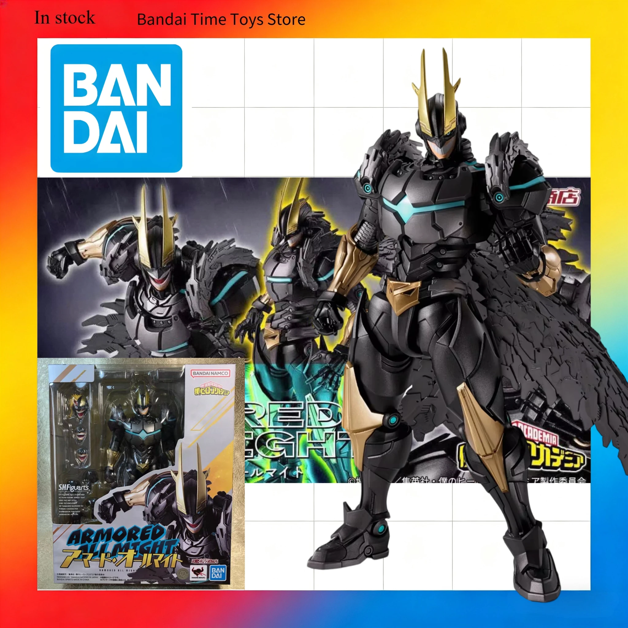 Fast Shipping Bandai Finished Model SHF My Hero Academia Armored All Might Action Figure Anime Toys Gifts Foam Board Packaging
Fast Shipping Bandai Finished Model SHF My Hero Academia Armored All Might Action Figure Anime Toys Gifts Foam Board Packaging