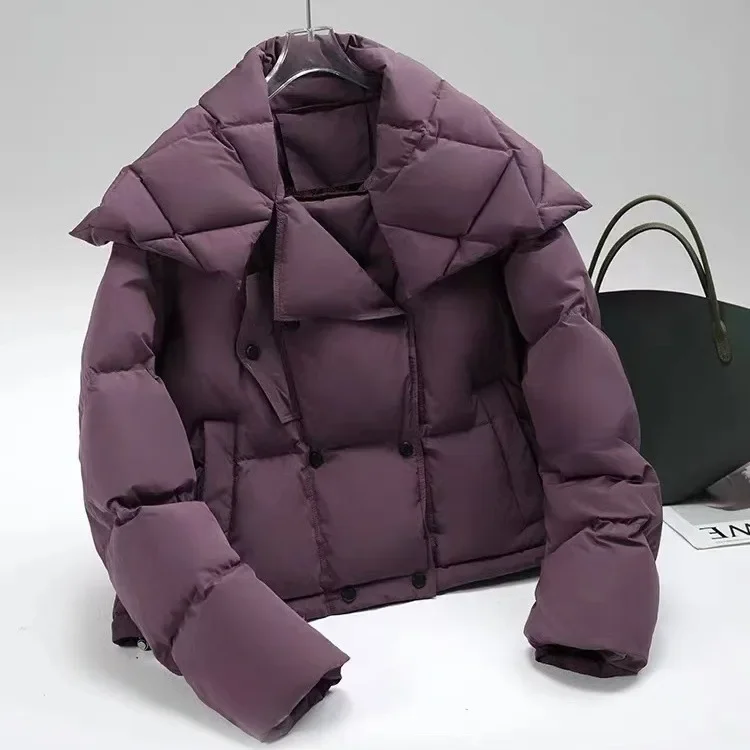 Thick Women Parkas Winter Warm Loose Puffy Down Jacket Coats Stand Collar Korean Jackets Fashion Female Clothes R400
Thick Women Parkas Winter Warm Loose Puffy Down Jacket Coats Stand Collar Korean Jackets Fashion Female Clothes R400