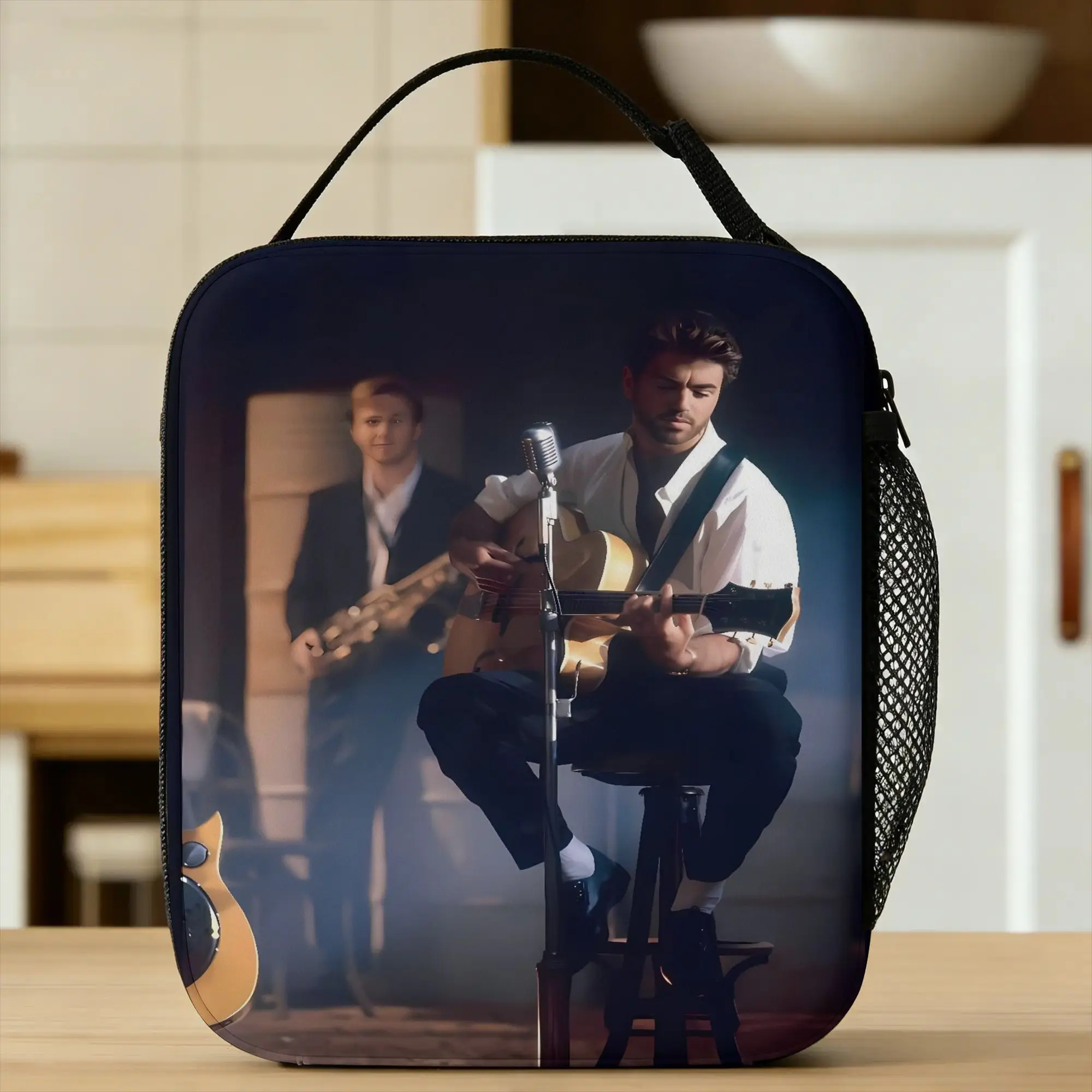 George Michael Lunch Bag School Lunch Box For Child Casual Graphic Design Tote Food Bags Oxford Portable Zipper Cooler Bag
George Michael Lunch Bag School Lunch Box For Child Casual Graphic Design Tote Food Bags Oxford Portable Zipper Cooler Bag