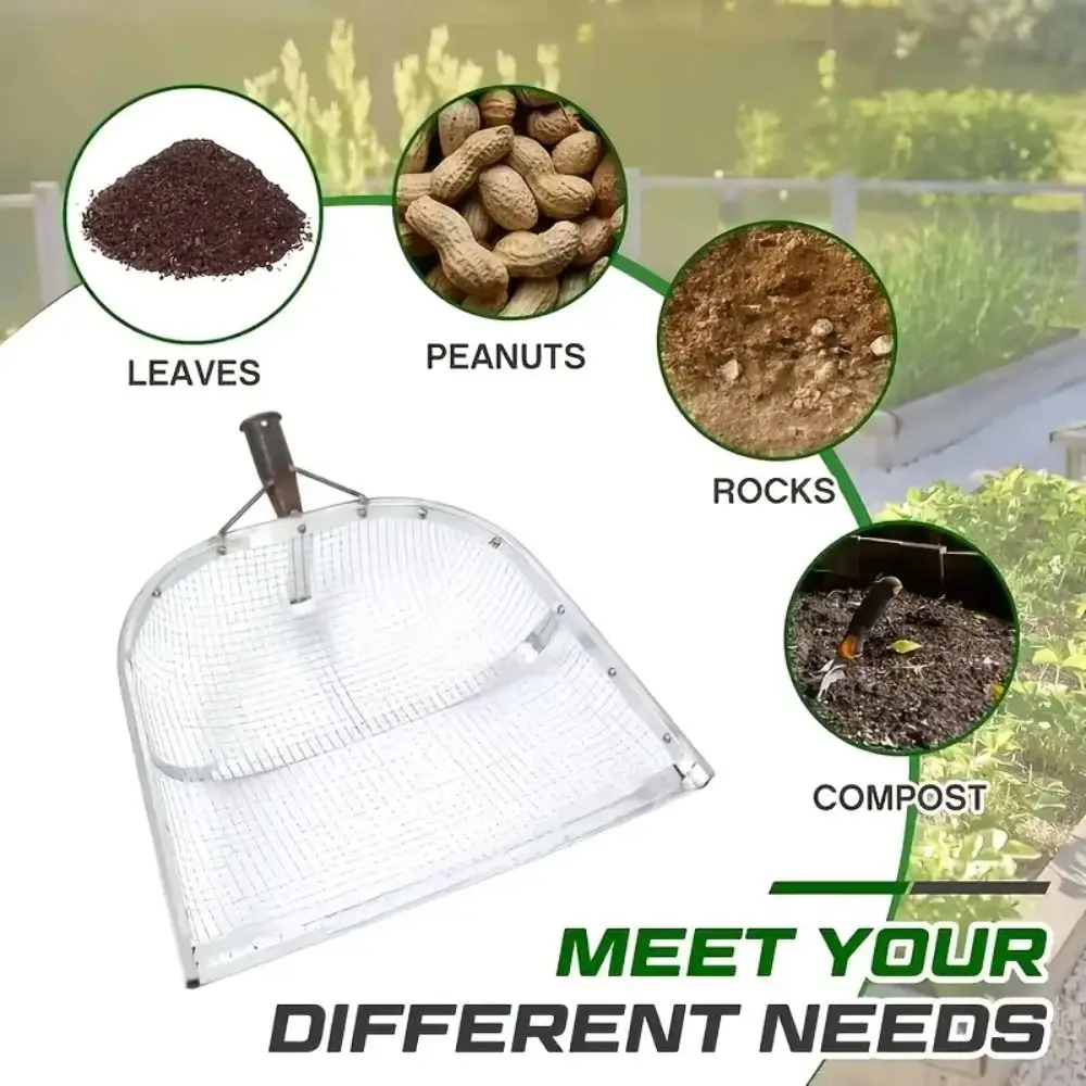 Heavy-Duty Metal Leakage Sieve Filter Filter Mesh Essential Tool Soil Sieve Agricultural Use Peanut Corn Siev Grain Sieve
Heavy-Duty Metal Leakage Sieve Filter Filter Mesh Essential Tool Soil Sieve Agricultural Use Peanut Corn Siev Grain Sieve