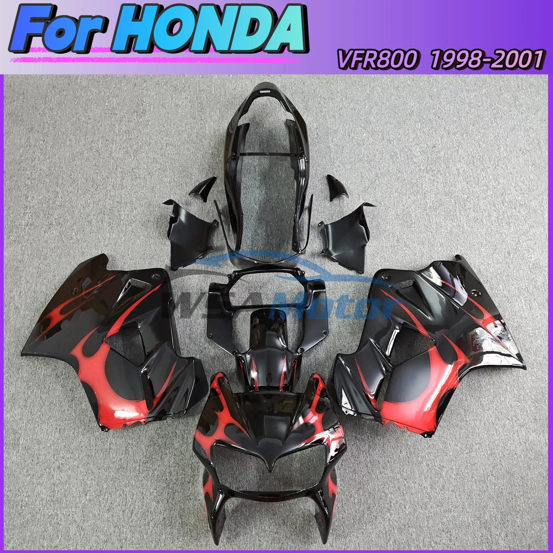 Multiple Choice Motorcycle Fairing Kits Fit For HONDA VFR800 98 99 00 01 VFR 800 1998 1999 2000 2001 Plastic Bodywork Set
Multiple Choice Motorcycle Fairing Kits Fit For HONDA VFR800 98 99 00 01 VFR 800 1998 1999 2000 2001 Plastic Bodywork Set