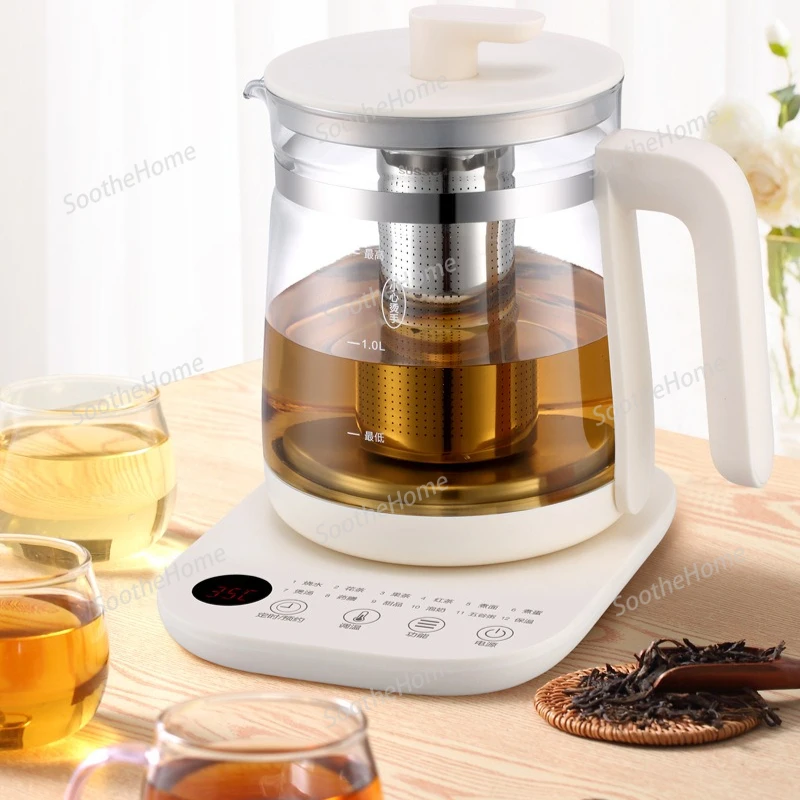 800W Electric Kettle Multifunctional 24h Appointment Health Kettle Office Glass Flower Teapot Automatic Keep Warm Kettle 1.8L
800W Electric Kettle Multifunctional 24h Appointment Health Kettle Office Glass Flower Teapot Automatic Keep Warm Kettle 1.8L