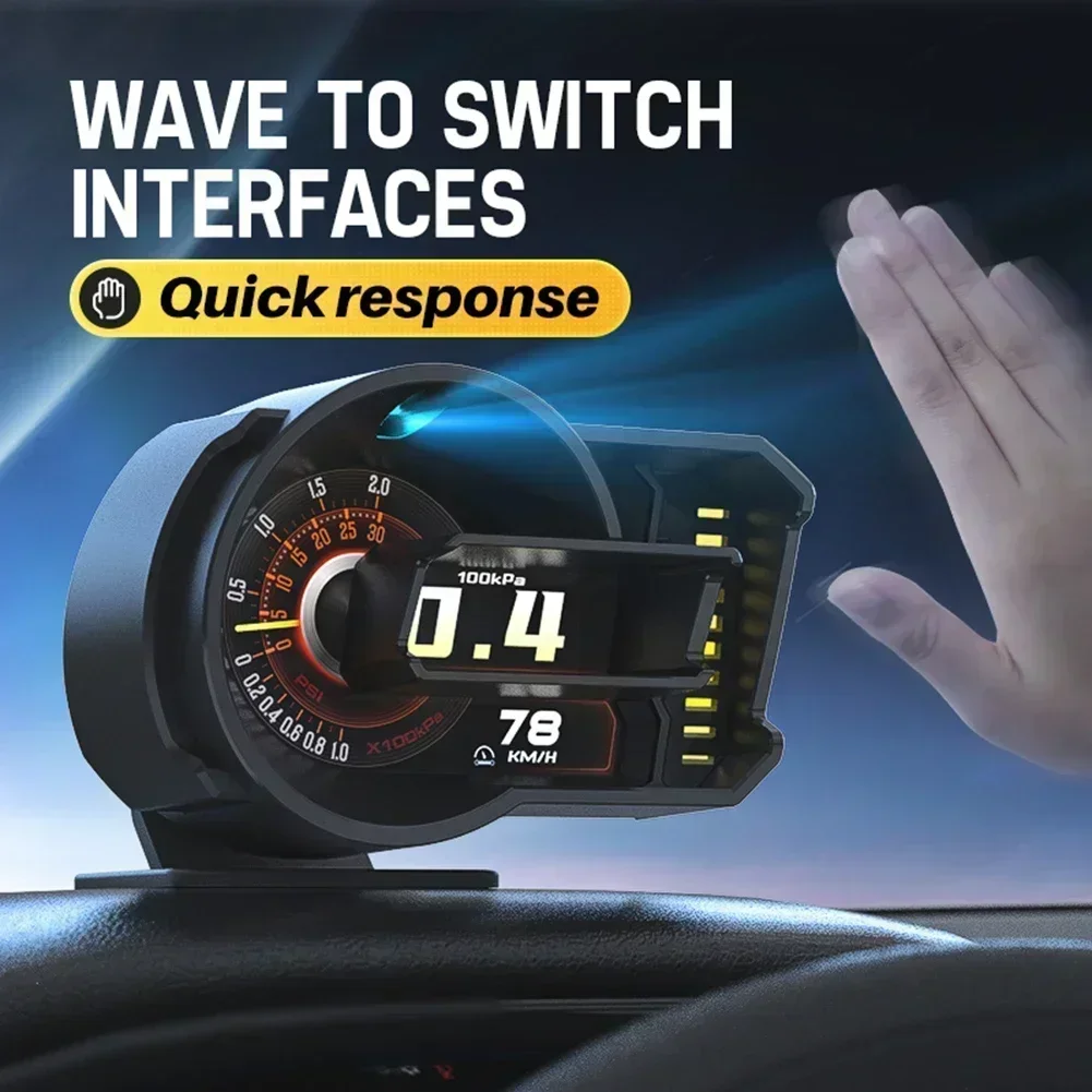 New Head Up Display Full LCD OBD+GPS Instrument Panel Modification Gauge RPM 5-12V Direct Installation Car Accessories
New Head Up Display Full LCD OBD+GPS Instrument Panel Modification Gauge RPM 5-12V Direct Installation Car Accessories