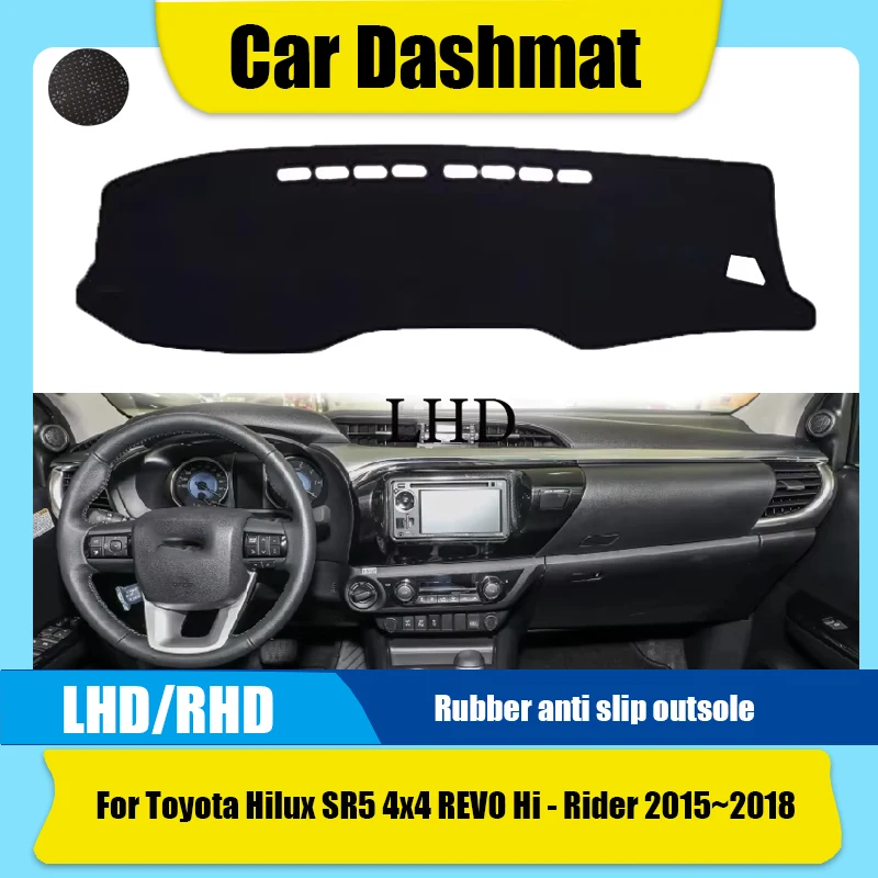 ZUIMI Dashboard Cover Dash Mat Dashmat For Toyota Hilux SR5 4x4 REVO Hi - Rider 2015~2018 LHD Dash Board Cover Pad Sun Shade
ZUIMI Dashboard Cover Dash Mat Dashmat For Toyota Hilux SR5 4x4 REVO Hi - Rider 2015~2018 LHD Dash Board Cover Pad Sun Shade