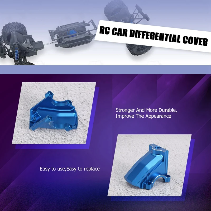 Practical Metal Front/Rear Differential Cover Gearbox Cover for 1/5 Traxxas X-Maxx Xmaxx 6S 8S RC Monster Truck Upgrade Parts,3
Practical Metal Front/Rear Differential Cover Gearbox Cover for 1/5 Traxxas X-Maxx Xmaxx 6S 8S RC Monster Truck Upgrade Parts,3