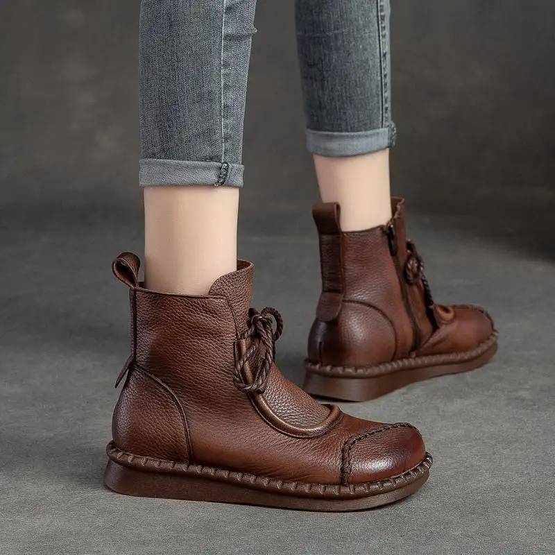Retro Fleece Lined Thickened Cotton Boots Women's Soft Bottom Casual Short Boots Side Zipper Chelsea Boots Korean Style Winte...
Retro Fleece Lined Thickened Cotton Boots Women's Soft Bottom Casual Short Boots Side Zipper Chelsea Boots Korean Style Winte...