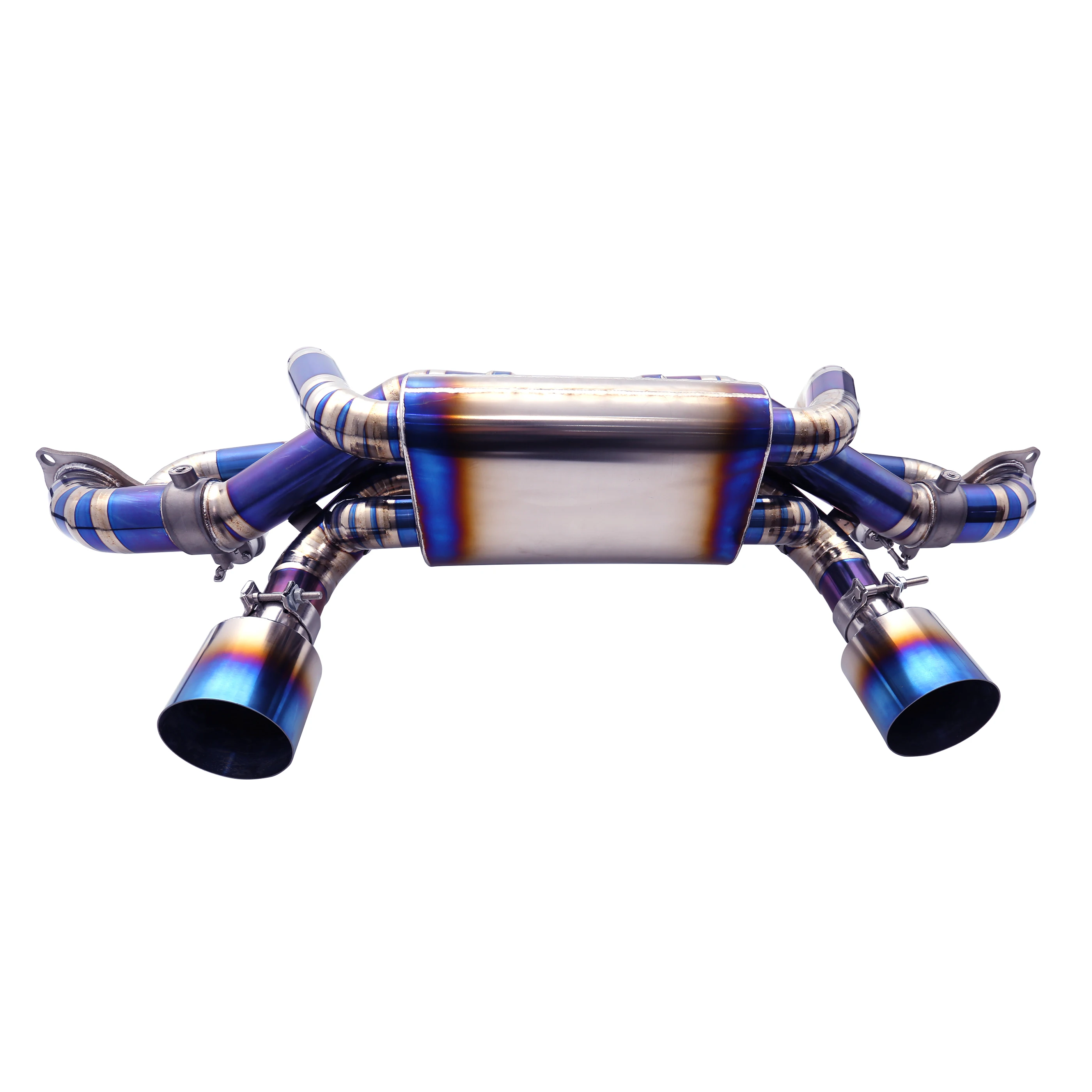 OEM Titanium Catback Exhaust System With Remote Control for 718 GT4 RS 4.0L 2022-2026 Exhaust Pipe With Muffler
OEM Titanium Catback Exhaust System With Remote Control for 718 GT4 RS 4.0L 2022-2026 Exhaust Pipe With Muffler