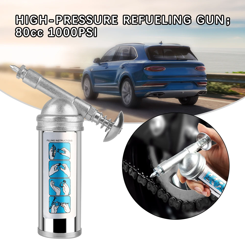 Car Handheld Oil Hand Tool Mini Grease Gun Auto Accessories 1000PSI Output Pressure Oil 80cc Capacity Alloy Machine
Car Handheld Oil Hand Tool Mini Grease Gun Auto Accessories 1000PSI Output Pressure Oil 80cc Capacity Alloy Machine