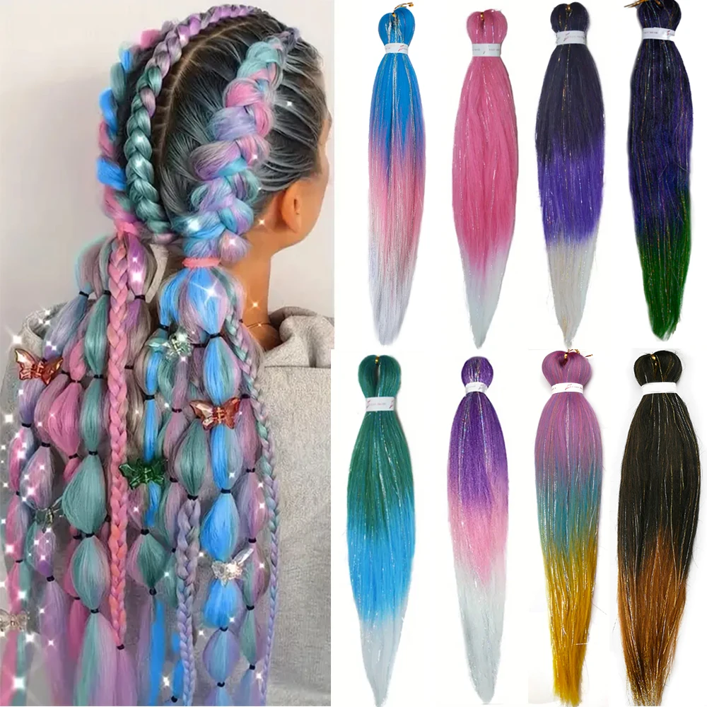 26-дюймовые EZ косички для волос, синтетические плетение омбре, добавьте пузыри, предварительно растянутые цветные косы, радужные волосы для женщин и девочек, сделай сам
26-дюймовые EZ косички для волос, синтетические плетение омбре, добавьте пузыри, предварительно растянутые цветные косы, радужные волосы для женщин и девочек, сделай сам