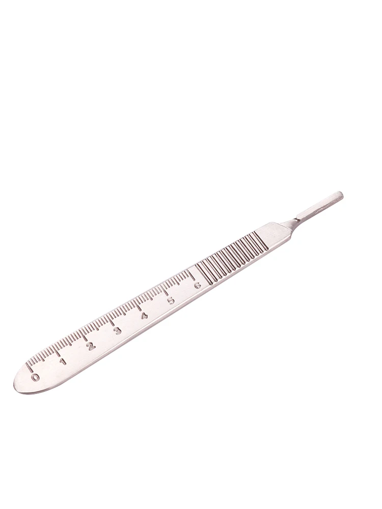 Tiangong No.3 Knife Handle Round Handle Ophthalmic Surgical Knife Stainless Steel Flat Handle with Scale 4/7/9 Knife Handle
Tiangong No.3 Knife Handle Round Handle Ophthalmic Surgical Knife Stainless Steel Flat Handle with Scale 4/7/9 Knife Handle